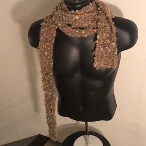 Handmade brown scarf
